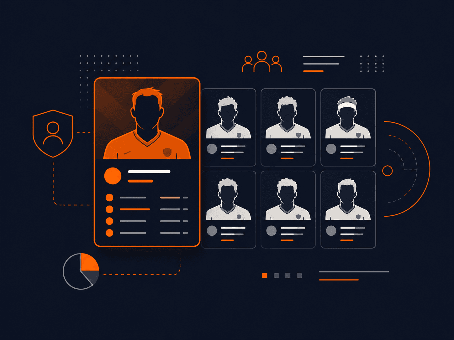 Athlete profiles & roster management